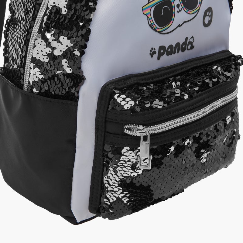 ICON Panda Print Sequinned Backpack for Kids - Image 4